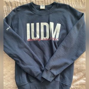 IUDM sweatshirt. Size small.